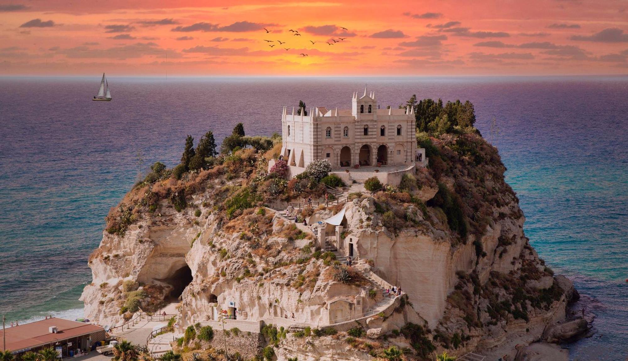 Galaxy Rooms Tropea Drapia Esterno foto